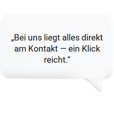 Sprechblase mit Lösung – DMS mit zentraler Dokumentenablage direkt am Kontakt-Datensatz in Unusual Suite