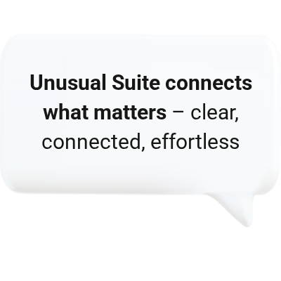 Unusual Suite connects what matters