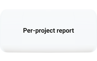 Per-project time report as PDF or Excel in project management timesheet software.