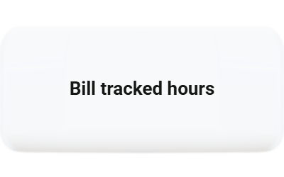 Billable hours turned into invoices in project management with time tracking.